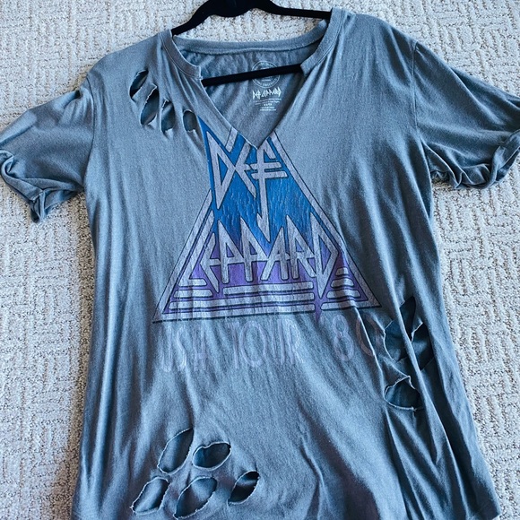 Recycled karma Def Leppard band tee - Picture 4 of 5